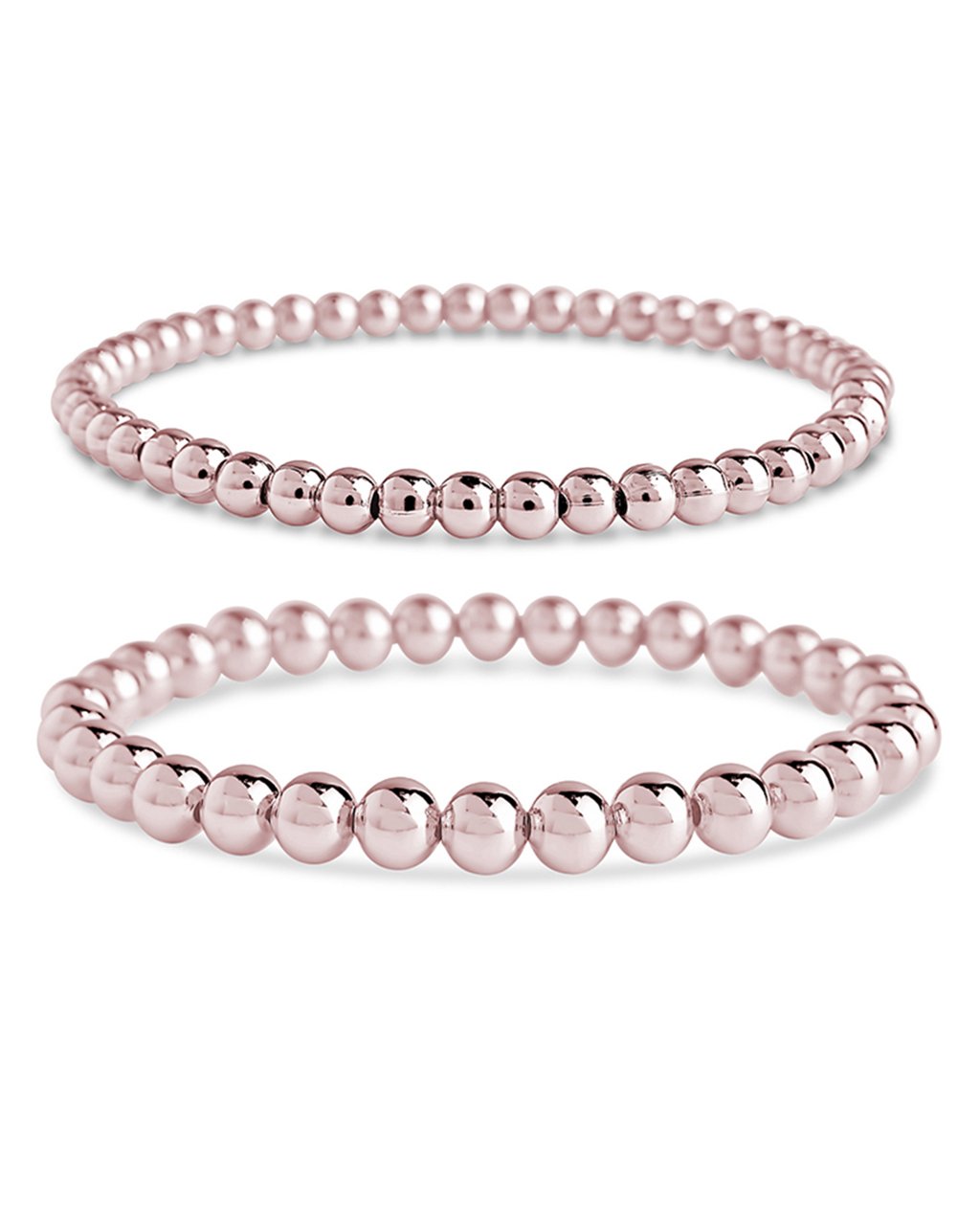 Sterling Forever Women's Beaded Stretch Bracelet Set