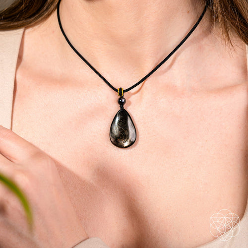Conscious Items Hypersthene Manifestation Pendant Necklace