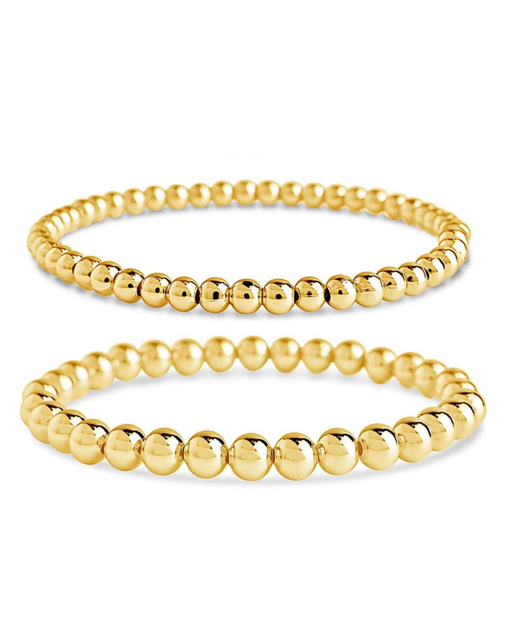 Sterling Forever Women's Beaded Stretch Bracelet Set